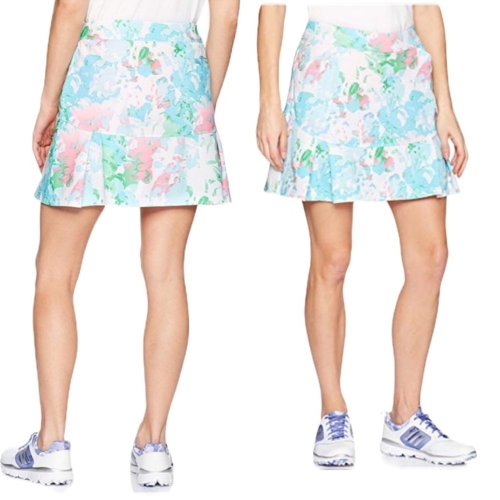Adidas Floral pastel floral print Skort size small
